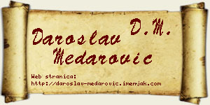 Daroslav Medarović vizit kartica